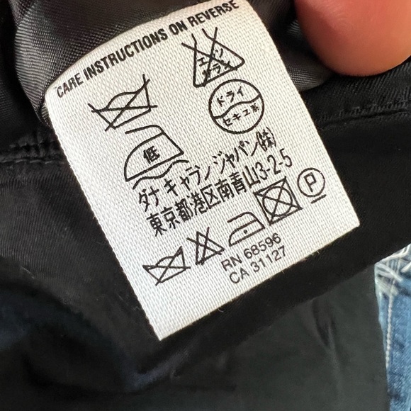 DKNY black pencil skirt size 8 wool blend heavy duty - Picture 4 of 8